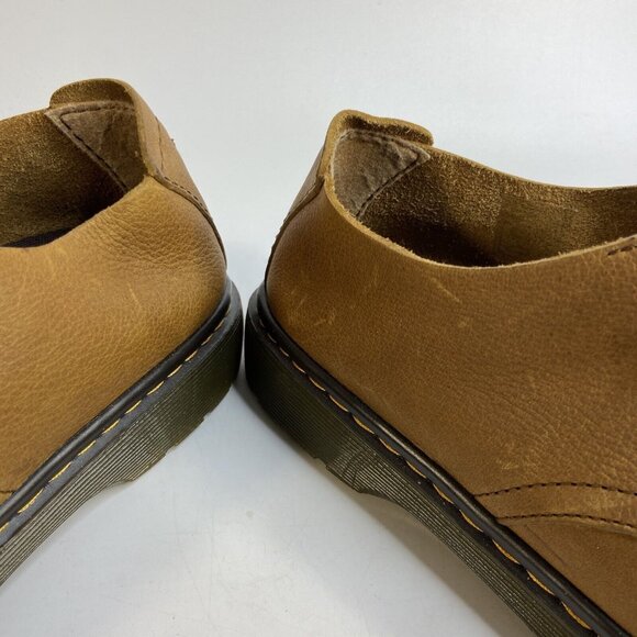Dr. Martens Leather Bexley Air Wair Oxford Tan Lace Up Mens Shoes Doc 12 AW0004 - Picture 5 of 13